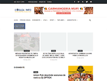 Tablet Screenshot of codlea-info.ro
